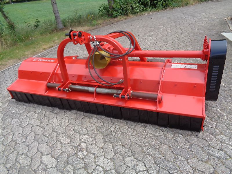 Tehnos 280cm Schlegelmulcher Hydraulische Seitenversscheibung 640mm Heckgerät mit 2 Geschraubten Schlagleisten 540 Zapfwelle