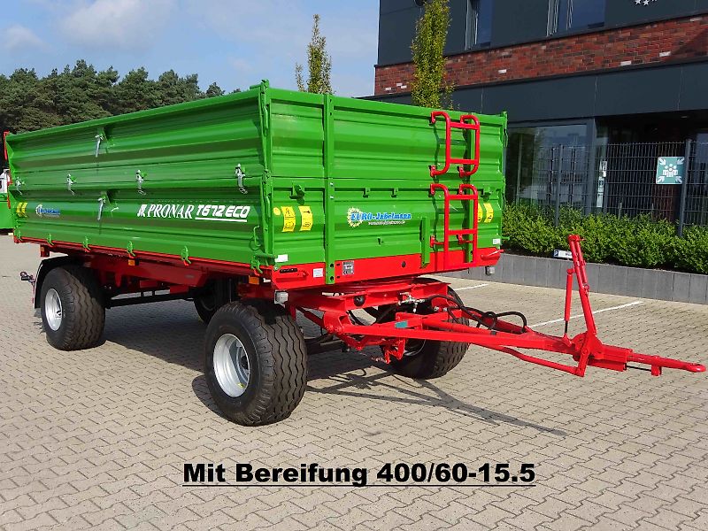 Pronar T 672 Eco, 8,0 t, 40 km/h, 2-Kreis Druckluftbremsanlage