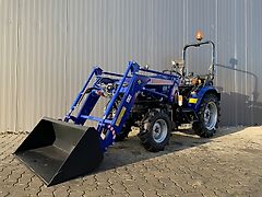 Farmtrac 26 HST mit Frontlader und Industriebereifung